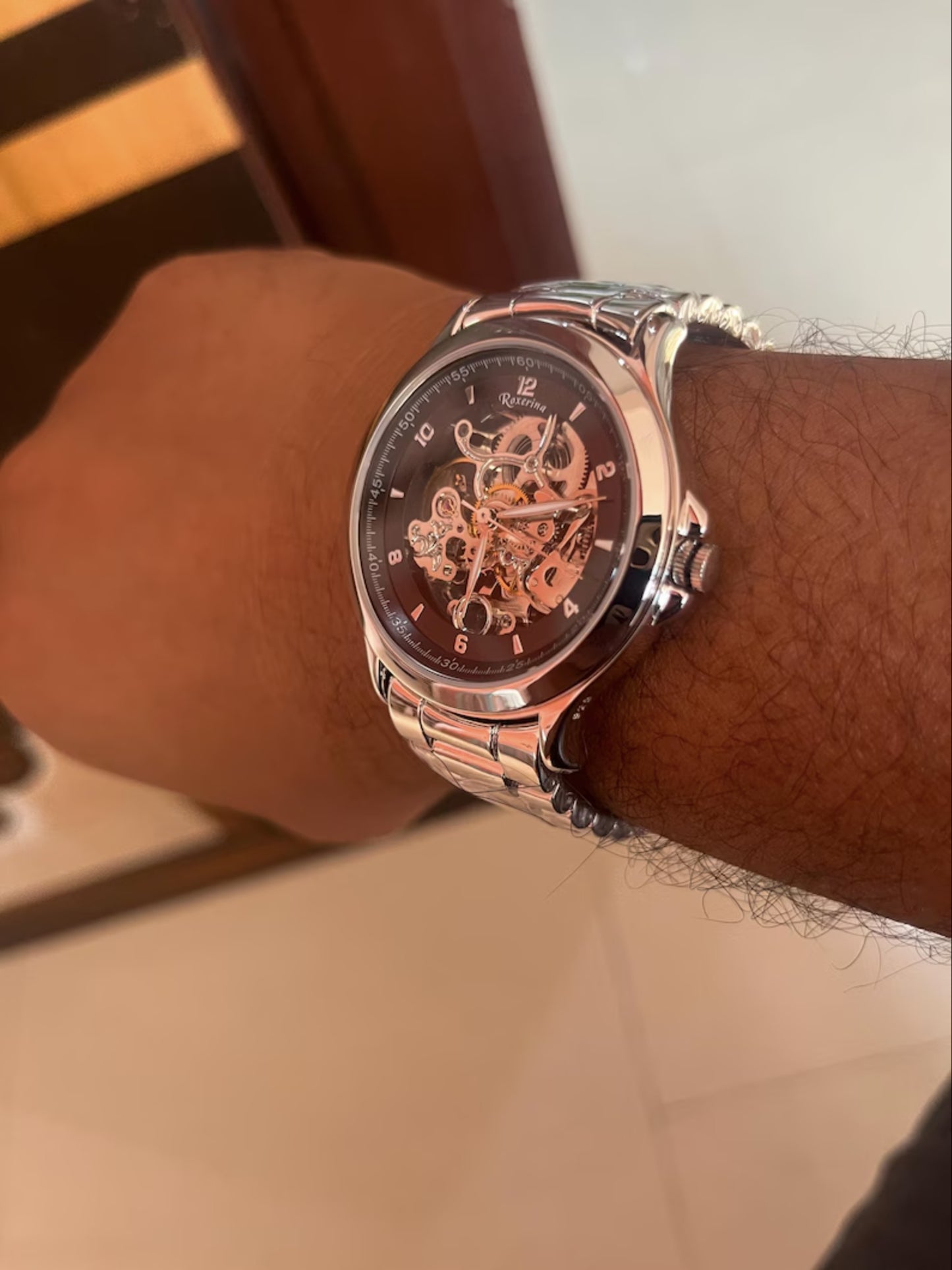 Mens 925 Sterling silver watch