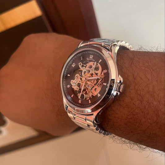 mens silver watch