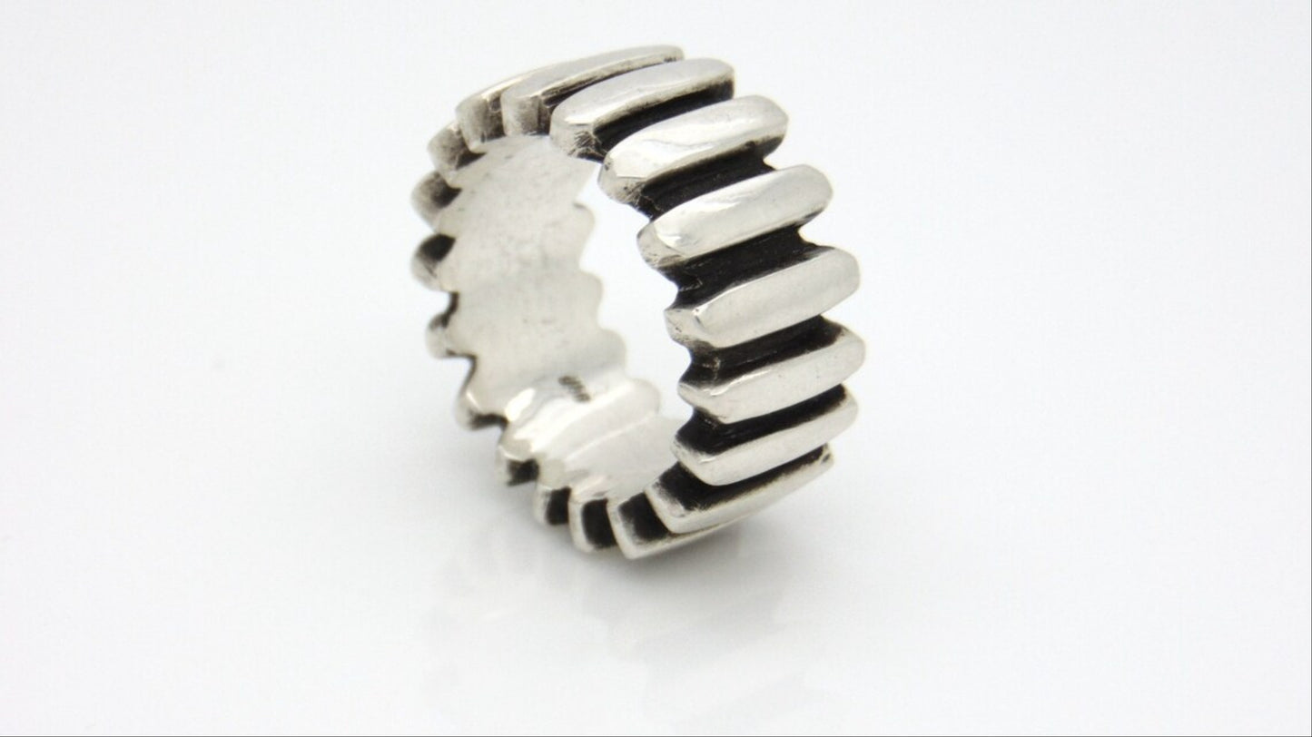 Chunky Silver Band Ring