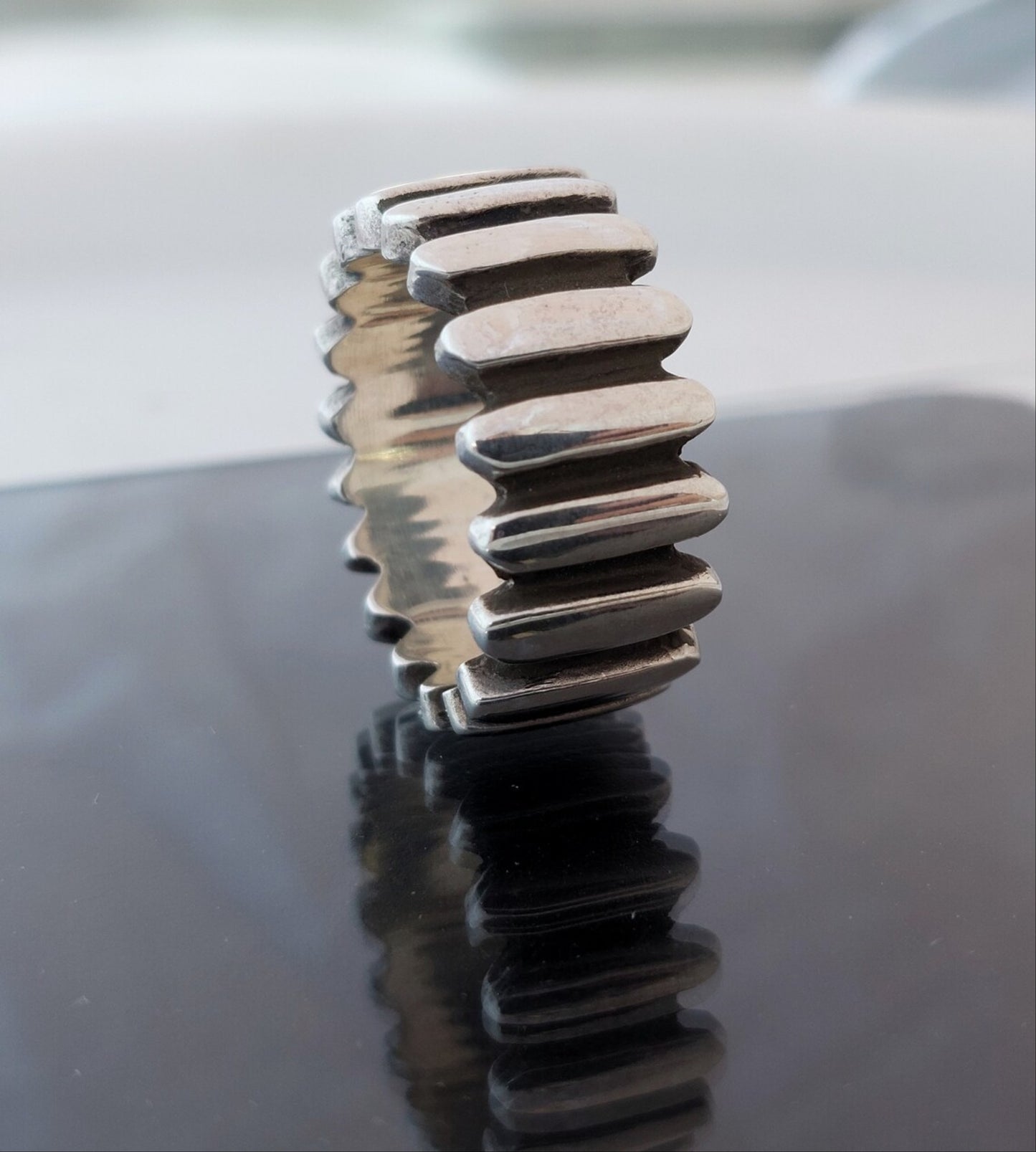 Chunky Silver Band Ring