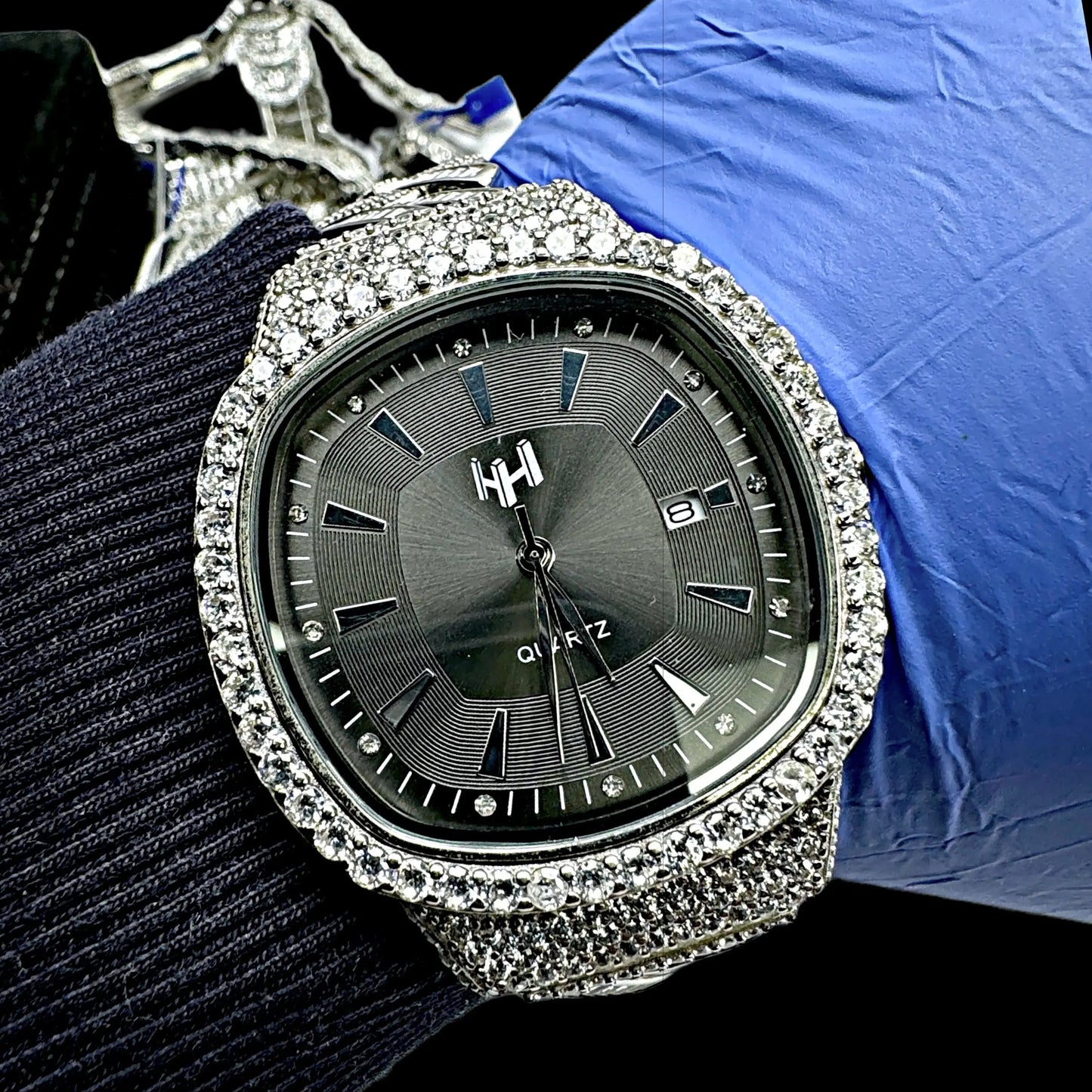 Men's 925 Silver Link watch