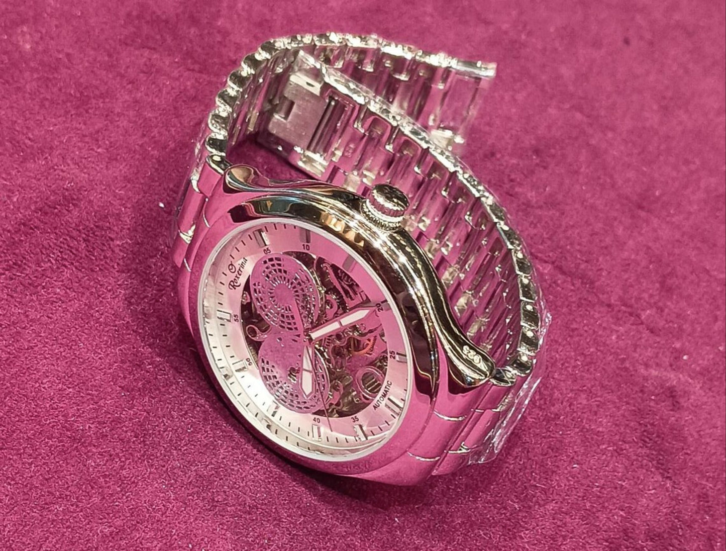 Mens 925 Sterling Silver Watch -Gift For Him