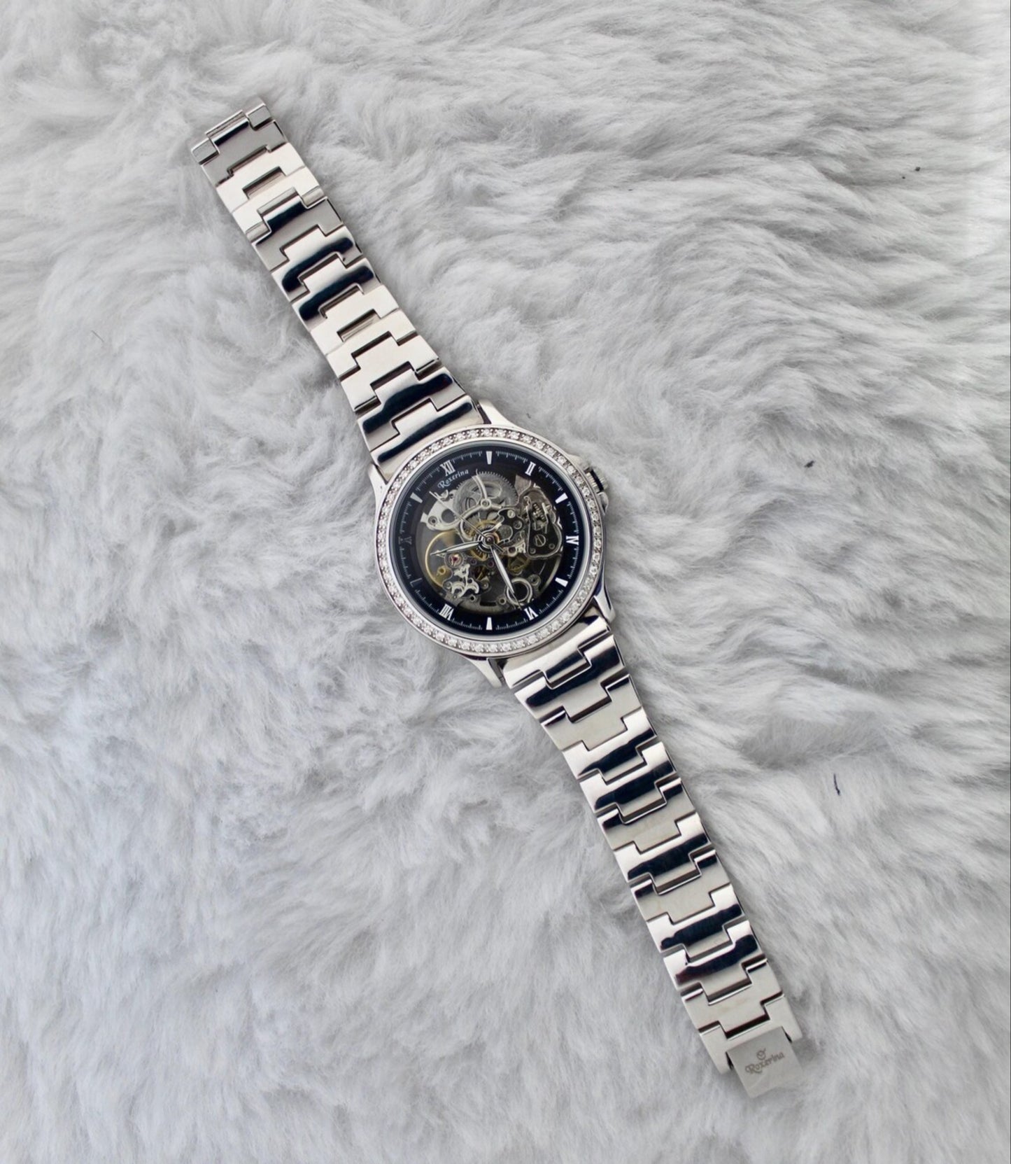 Men Sterling Silver 925 Automatic Watch CU23L