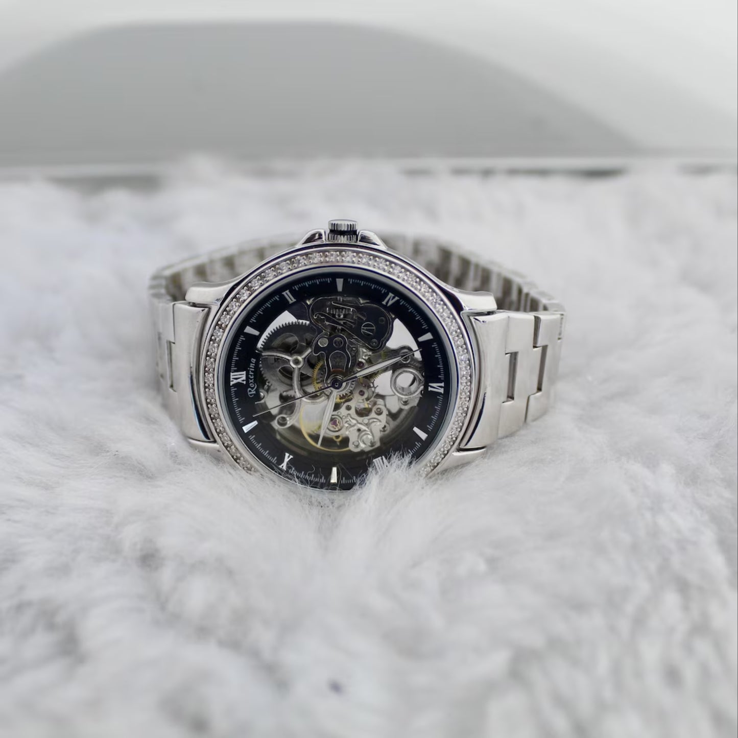 Men Sterling Silver 925 Automatic Watch CU23L