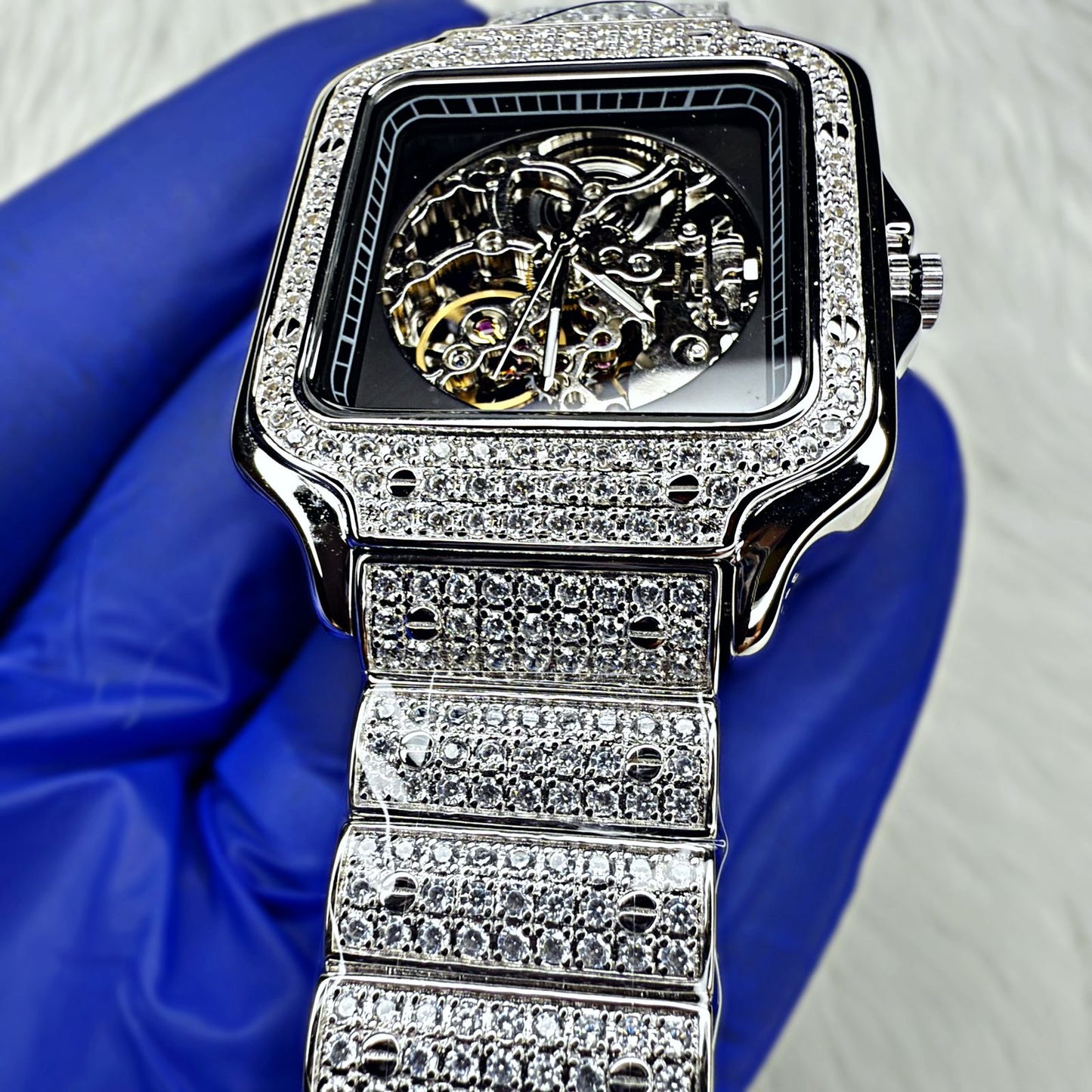 Real 925 Silver Watch Automatic Graduation Gift CU23S