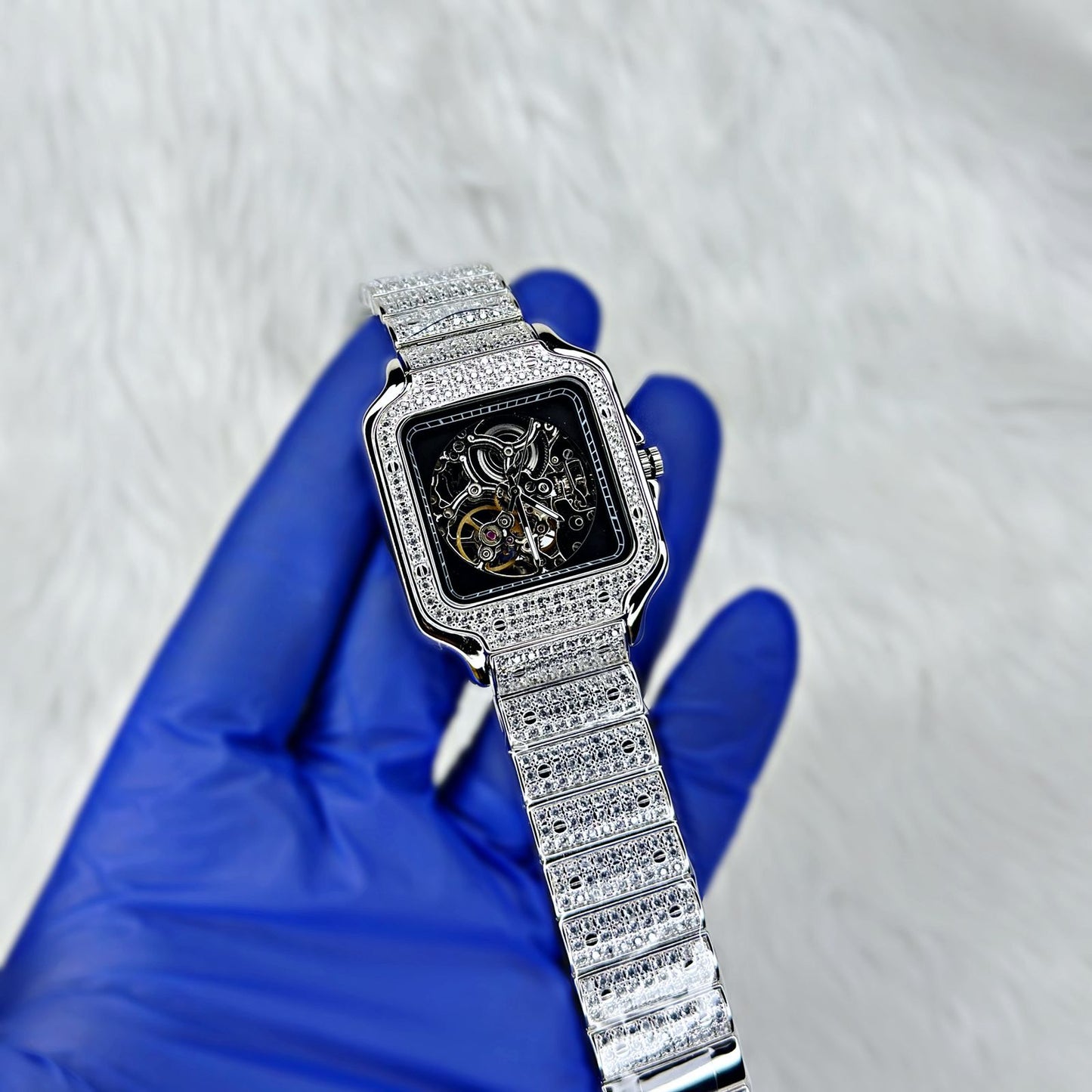 Real 925 Silver Watch Automatic Graduation Gift CU23S