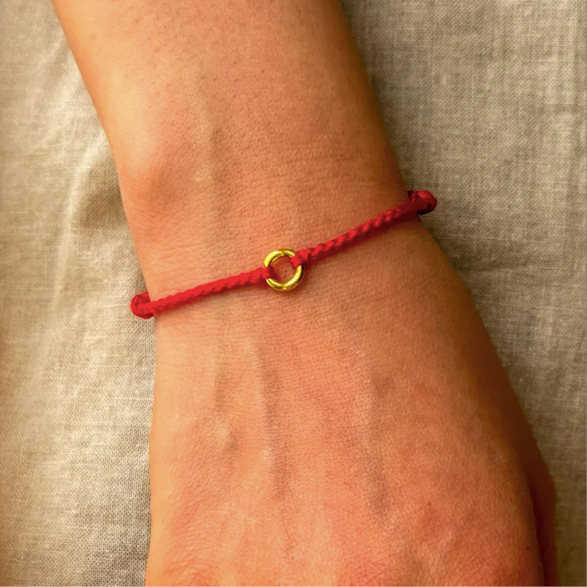 Solid 18k Gold Lucky Bracelet Men's