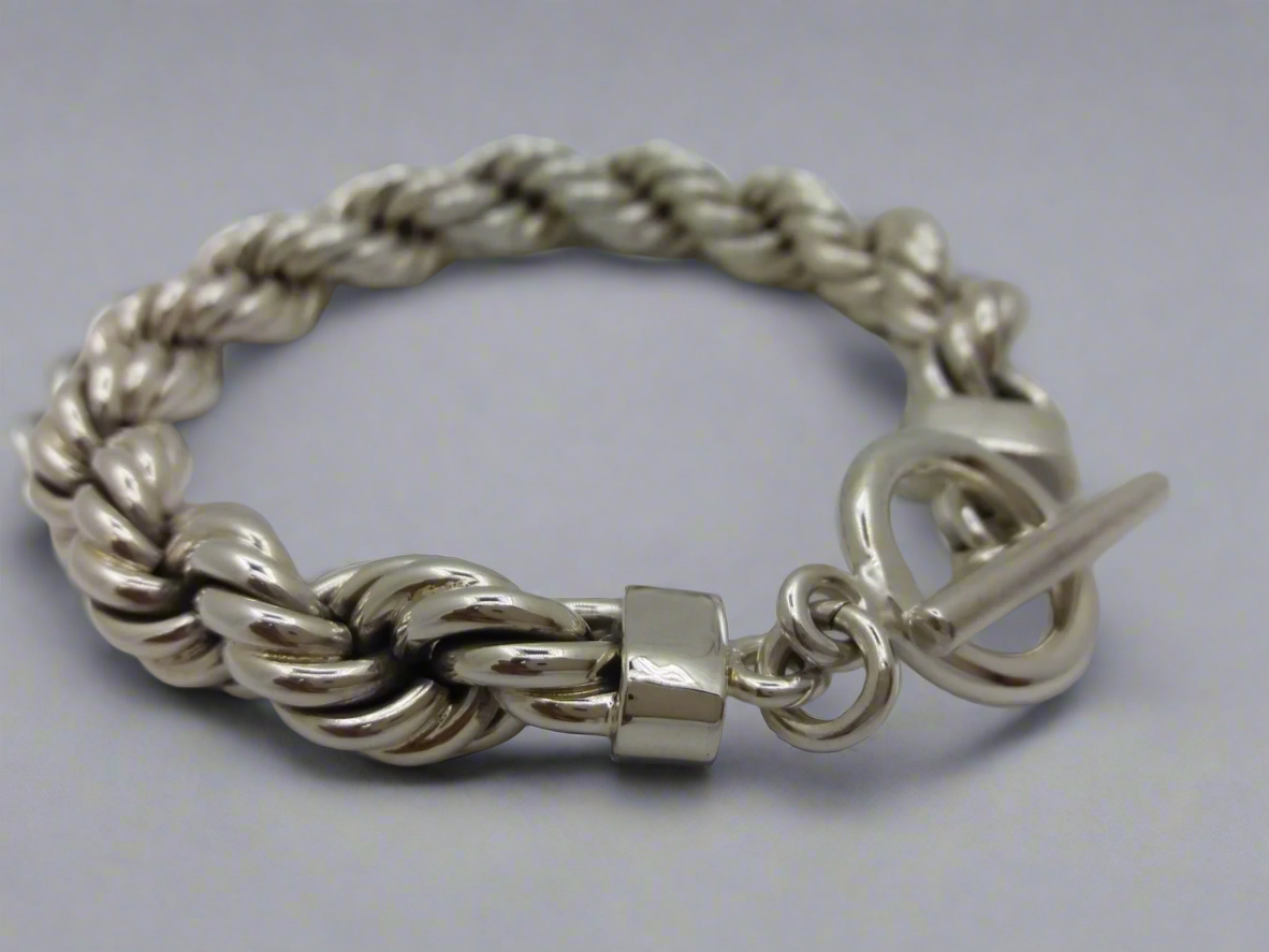 925 silver rope bracelet men