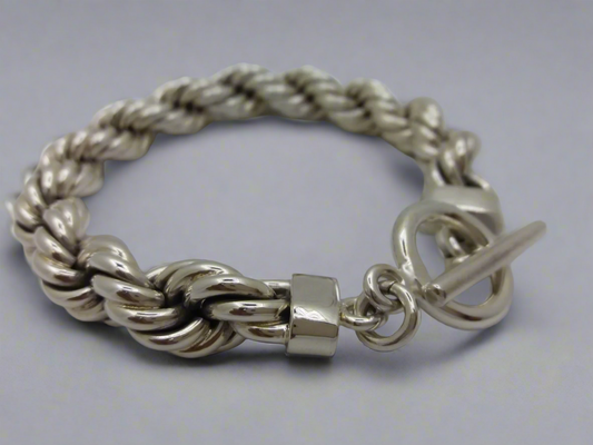 925 silver rope bracelet men