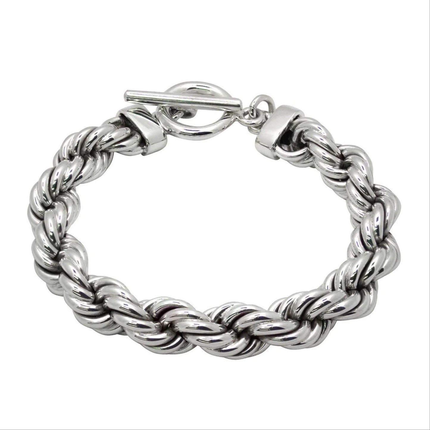 Silver Rope Bracelet