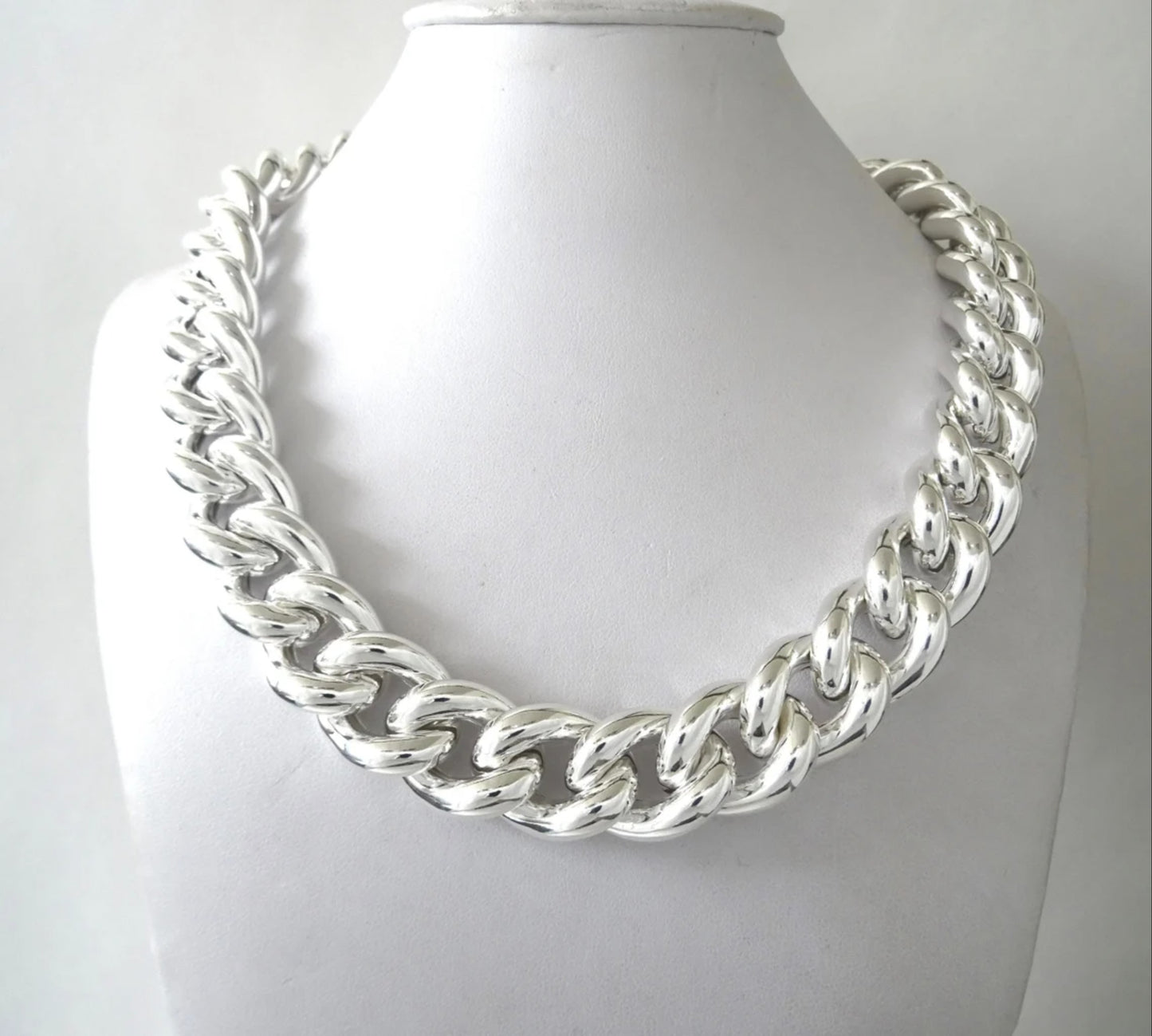 Solid 925 Silver Chain Link Men