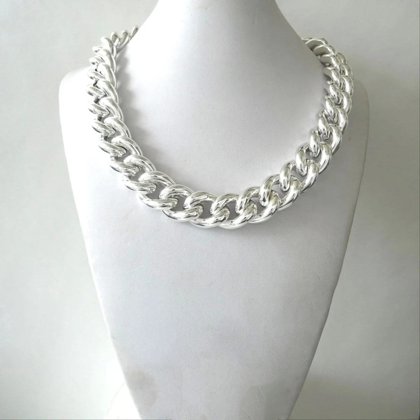 Solid 925 Silver Chain Link Men