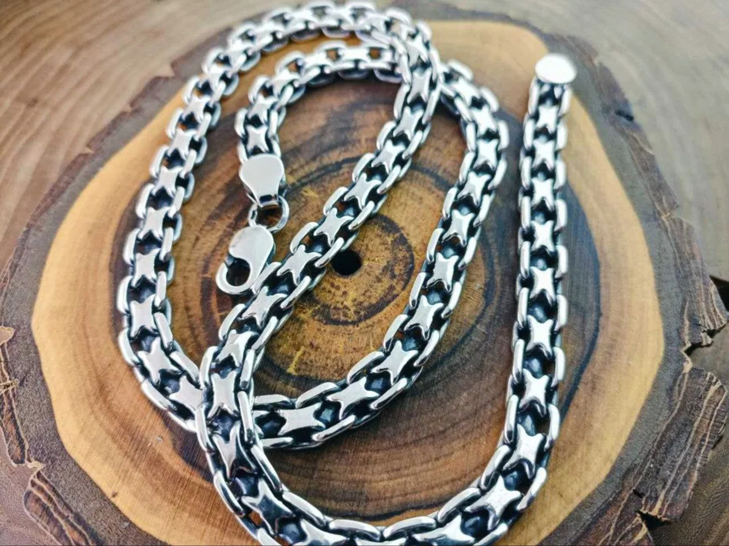 Unique Heavy Necklace x 7mm