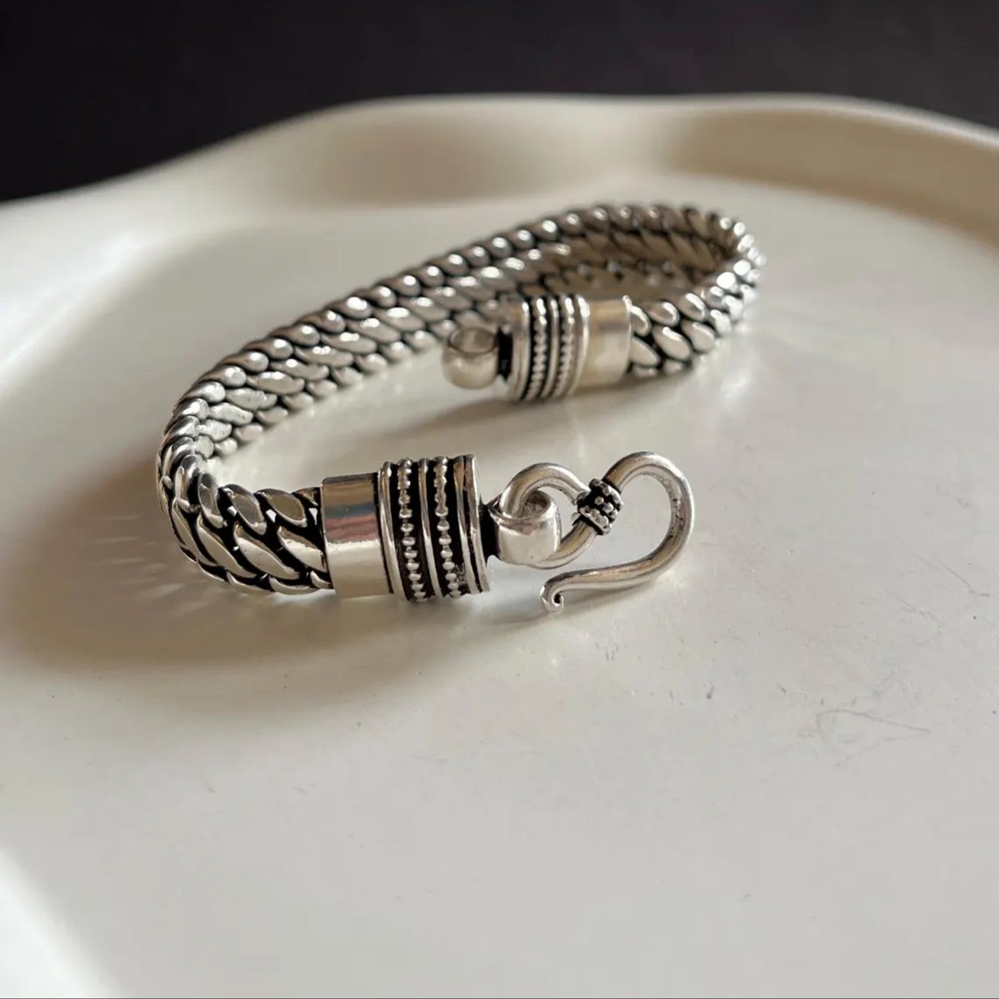 snake silver bracelet