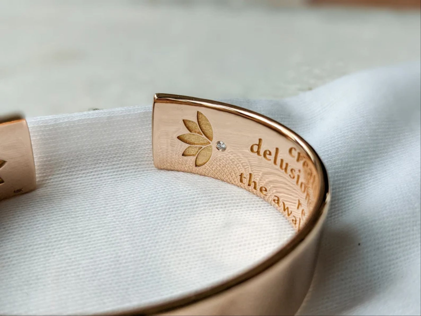Personalized Text Cuff Bracelet