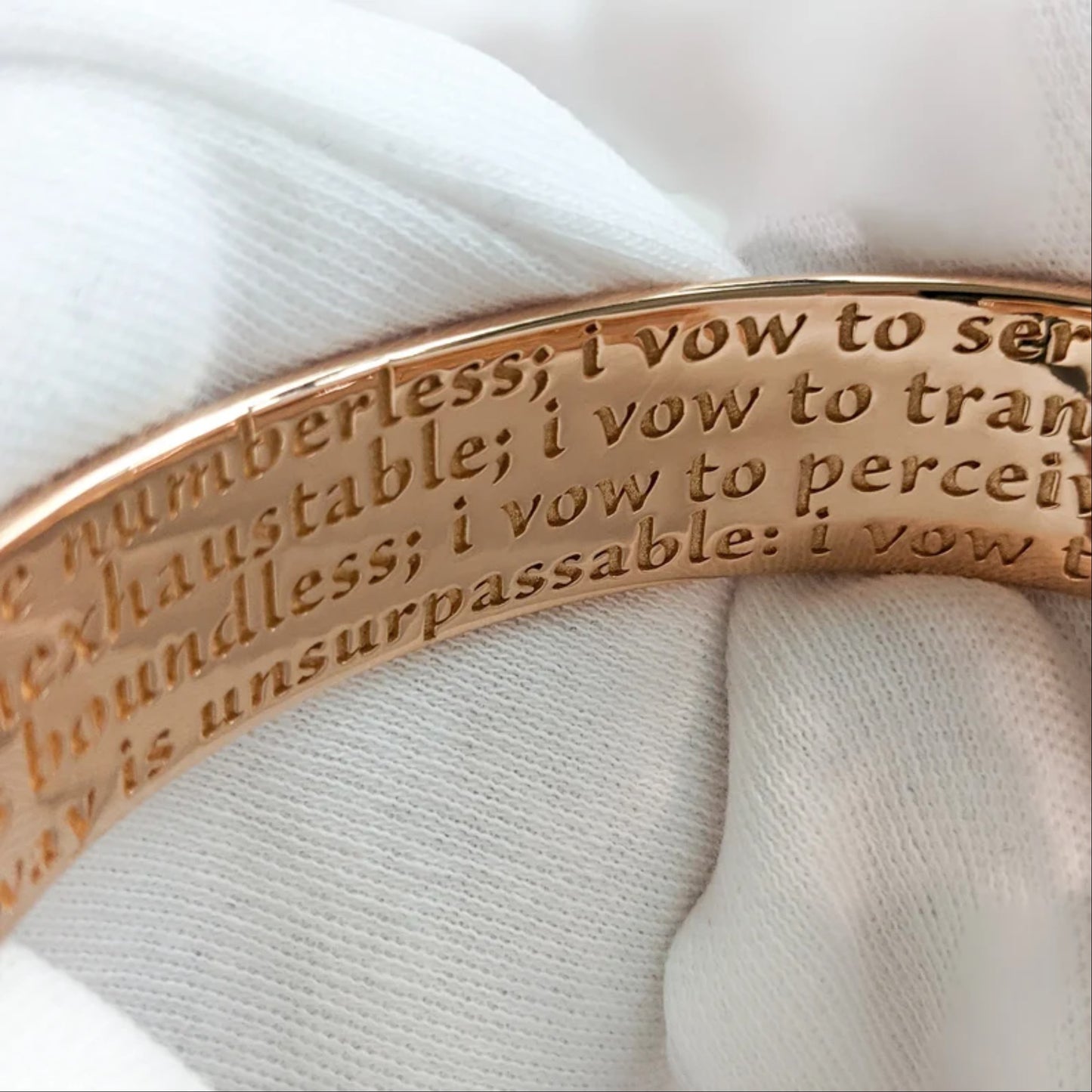 Personalized Text Cuff Bracelet