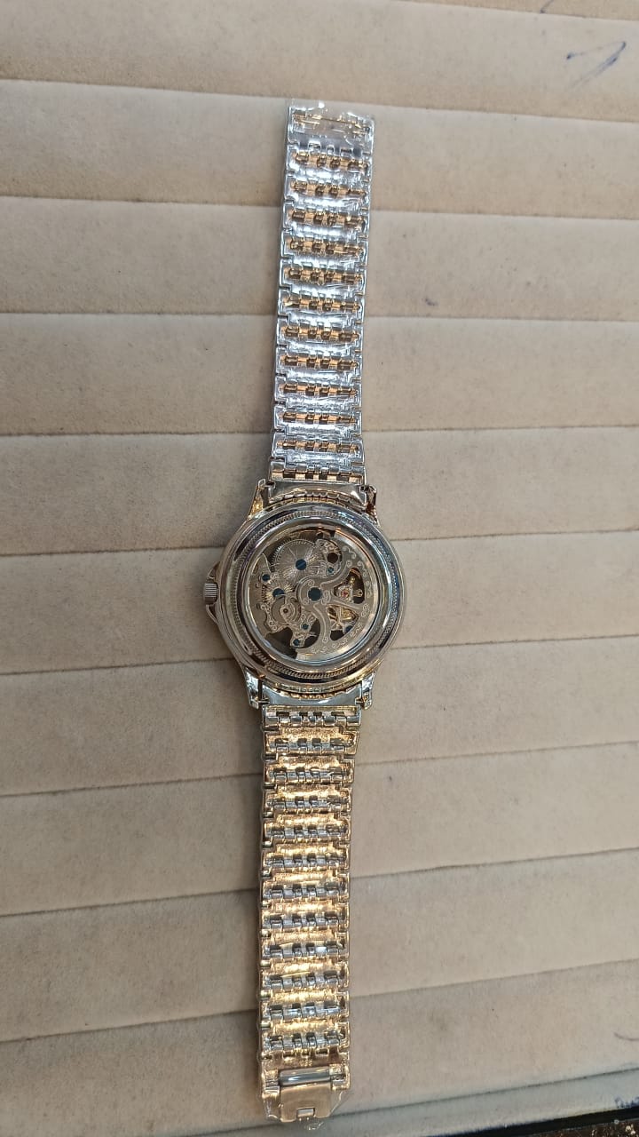 Men's Silver Watch - 925 Silver Automatic Watch