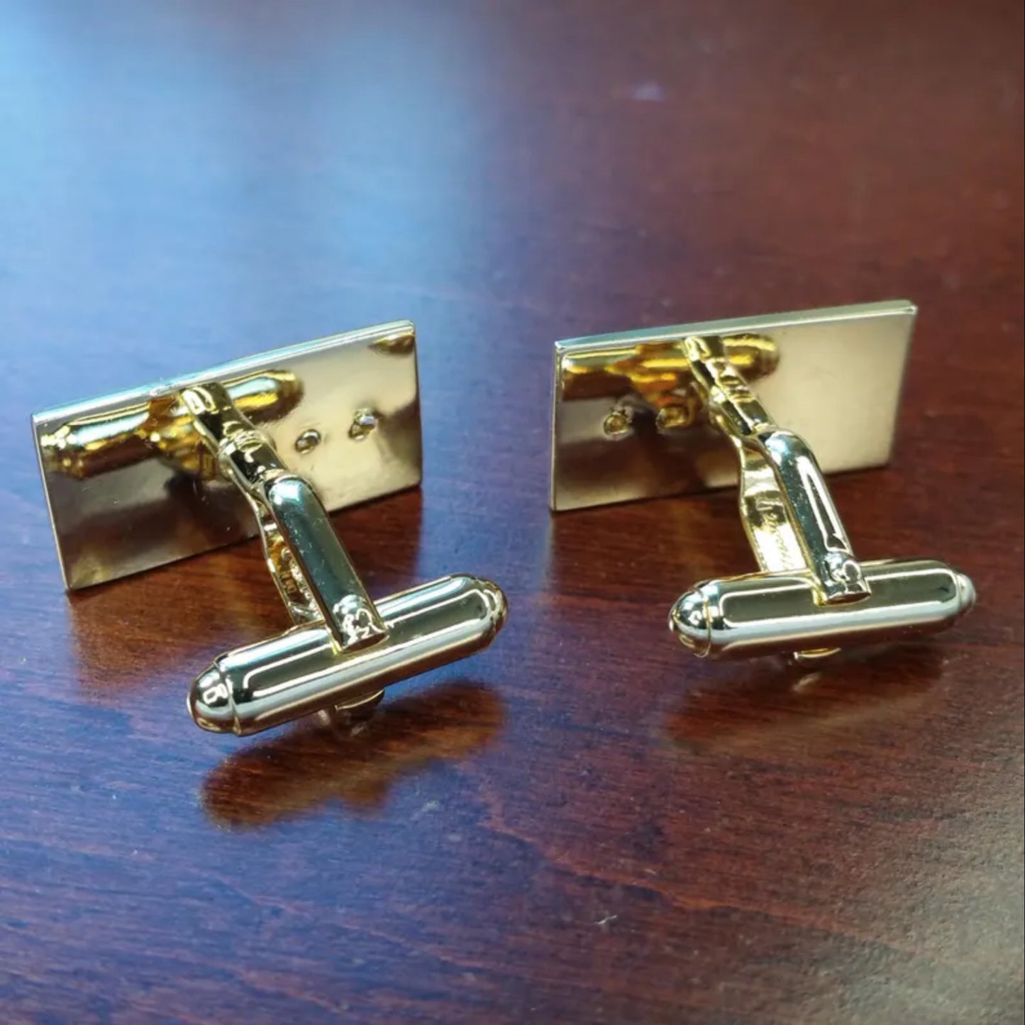 Personalised 14k Gold Cufflinks Vintage