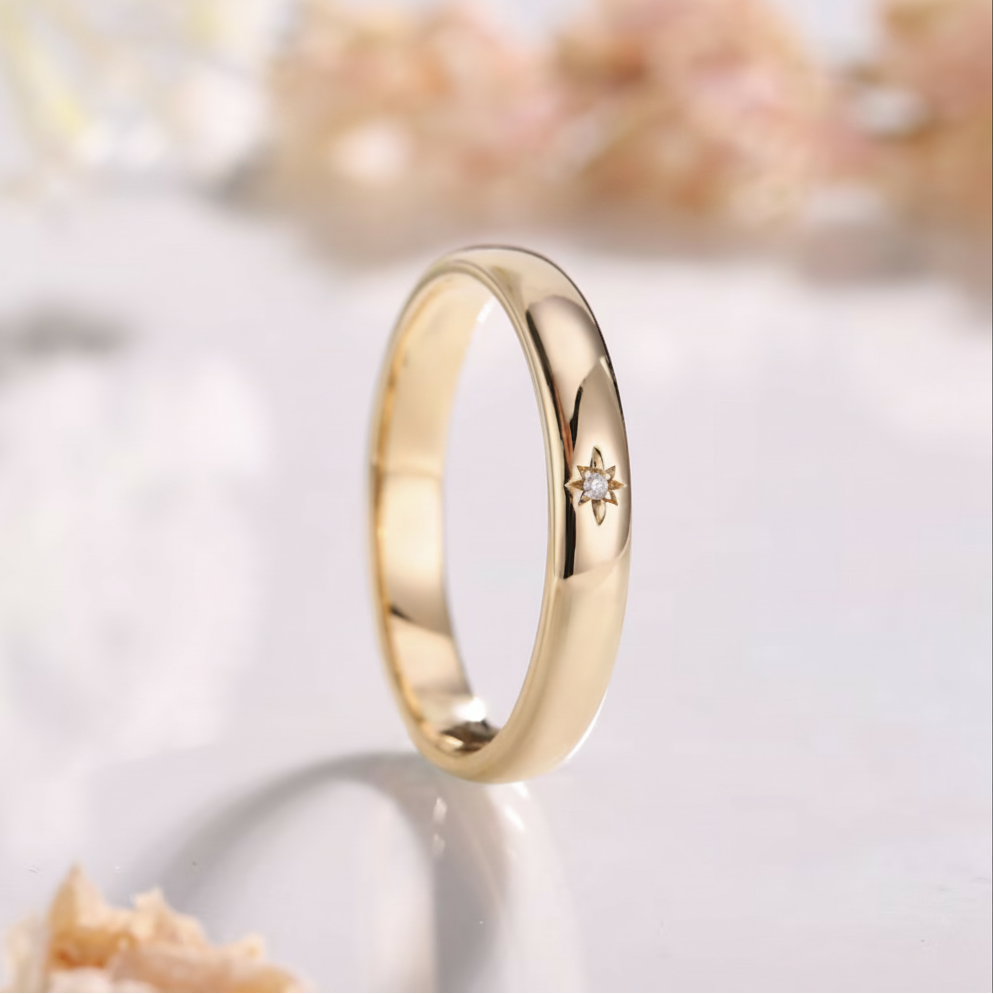 Real Diamond Ring 14k Gold Men's