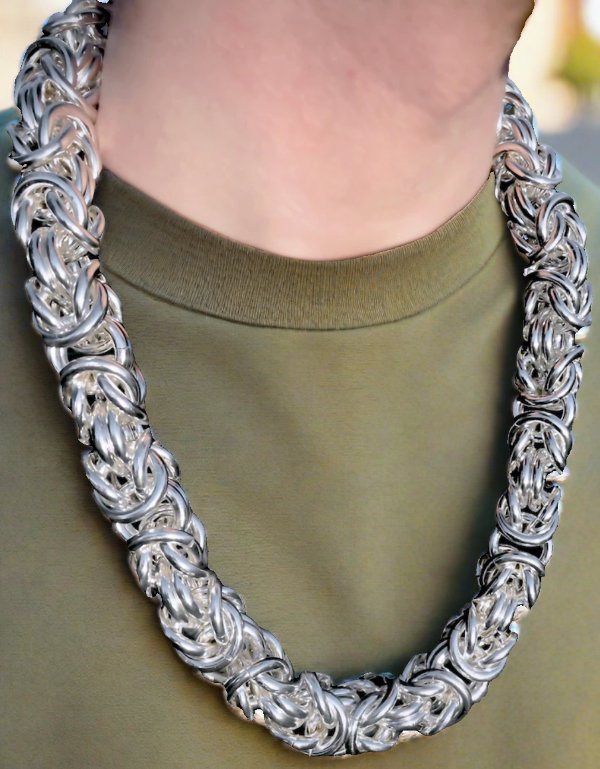 15mm Chain Link Necklace - Heavy Chain Necklace - CUBAN