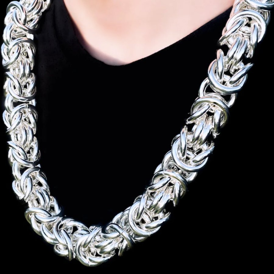 15mm Chain Link Necklace - Heavy Chain Necklace - CUBAN