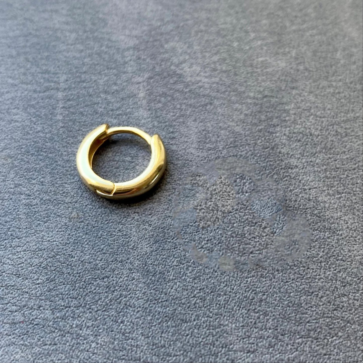 14k Gold Hoops Men