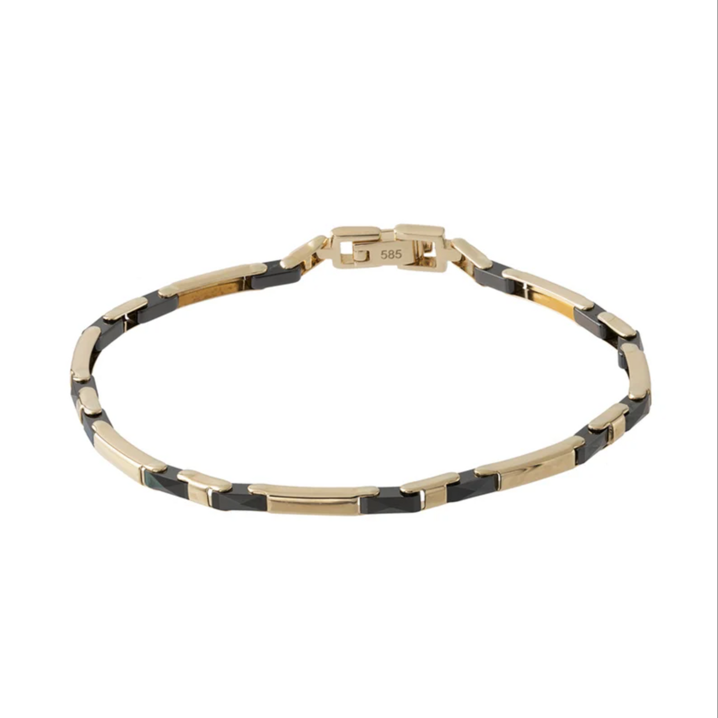 Men's 18K Real Gold Bracelet Solid Gold