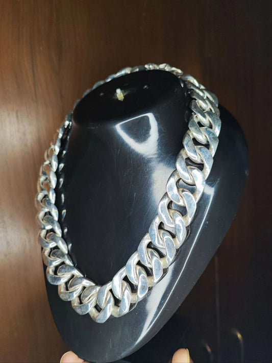 Cuban Link Chain x 25 mm Wide - Huge, Heavy Mens Design