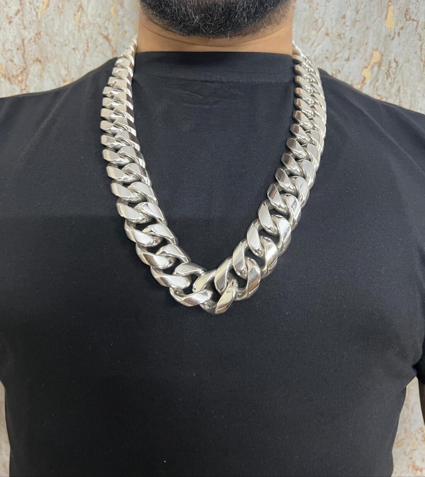 25mm heavy thick link chain men 650gr