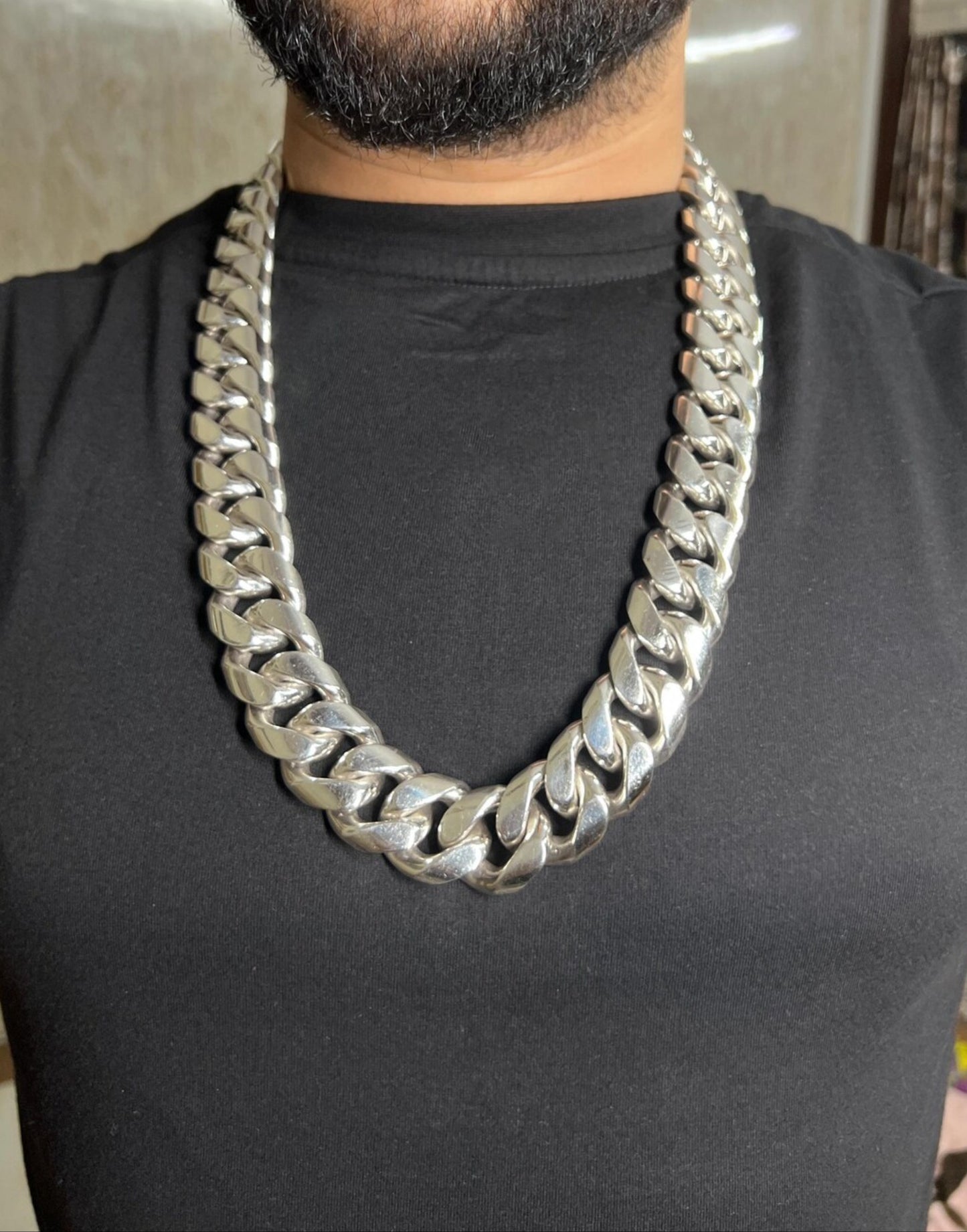 25mm heavy thick link chain men 650gr
