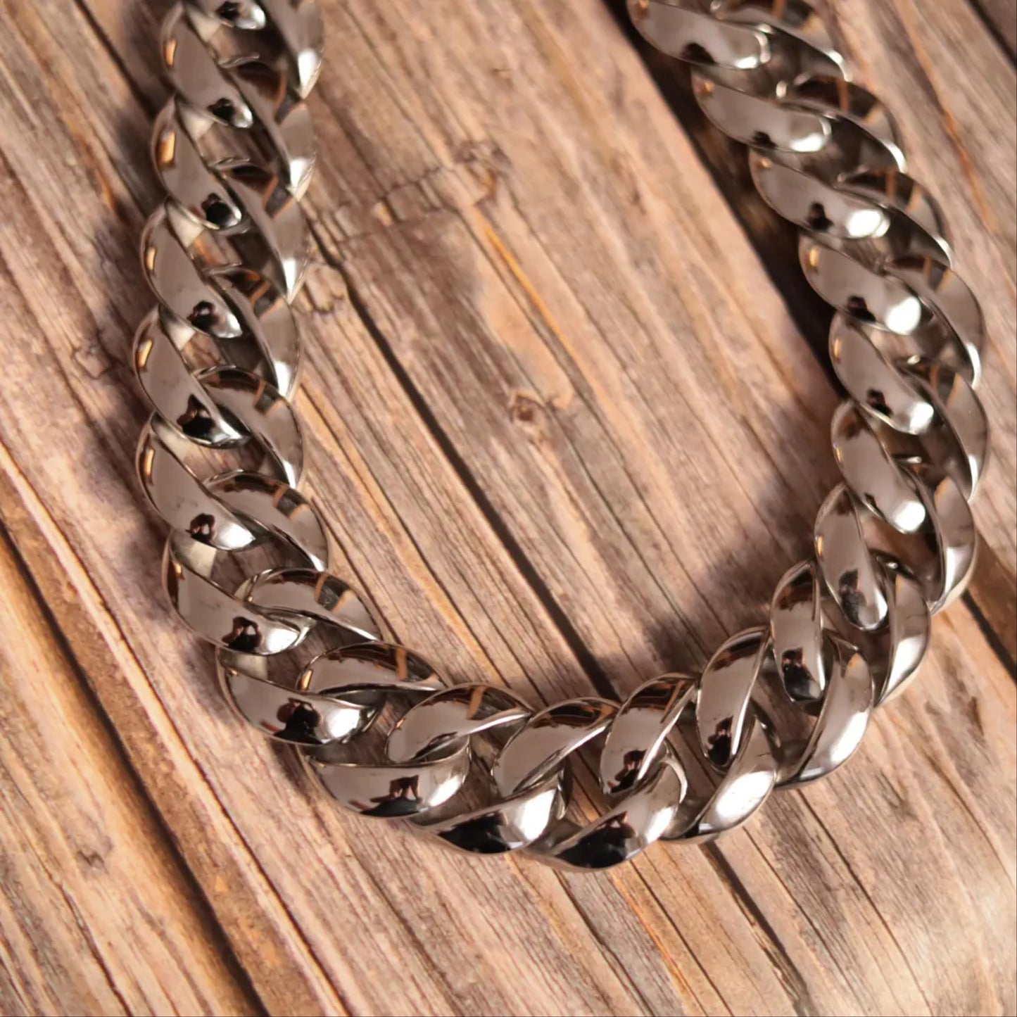 Bold 925 Sterling Silver Miami Cuban Link Chain Necklace