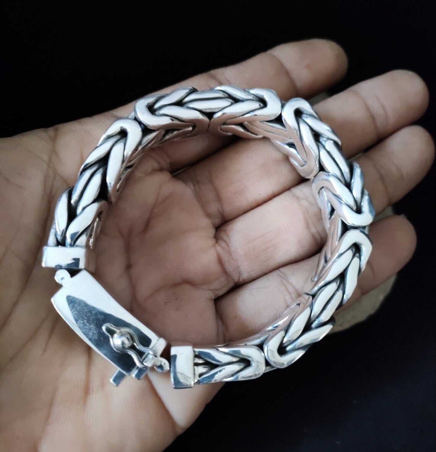 Heavy Bikers 925 Sterling Silver Bracelet