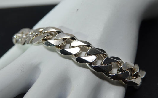 925 Silver Curb Link Bracelet