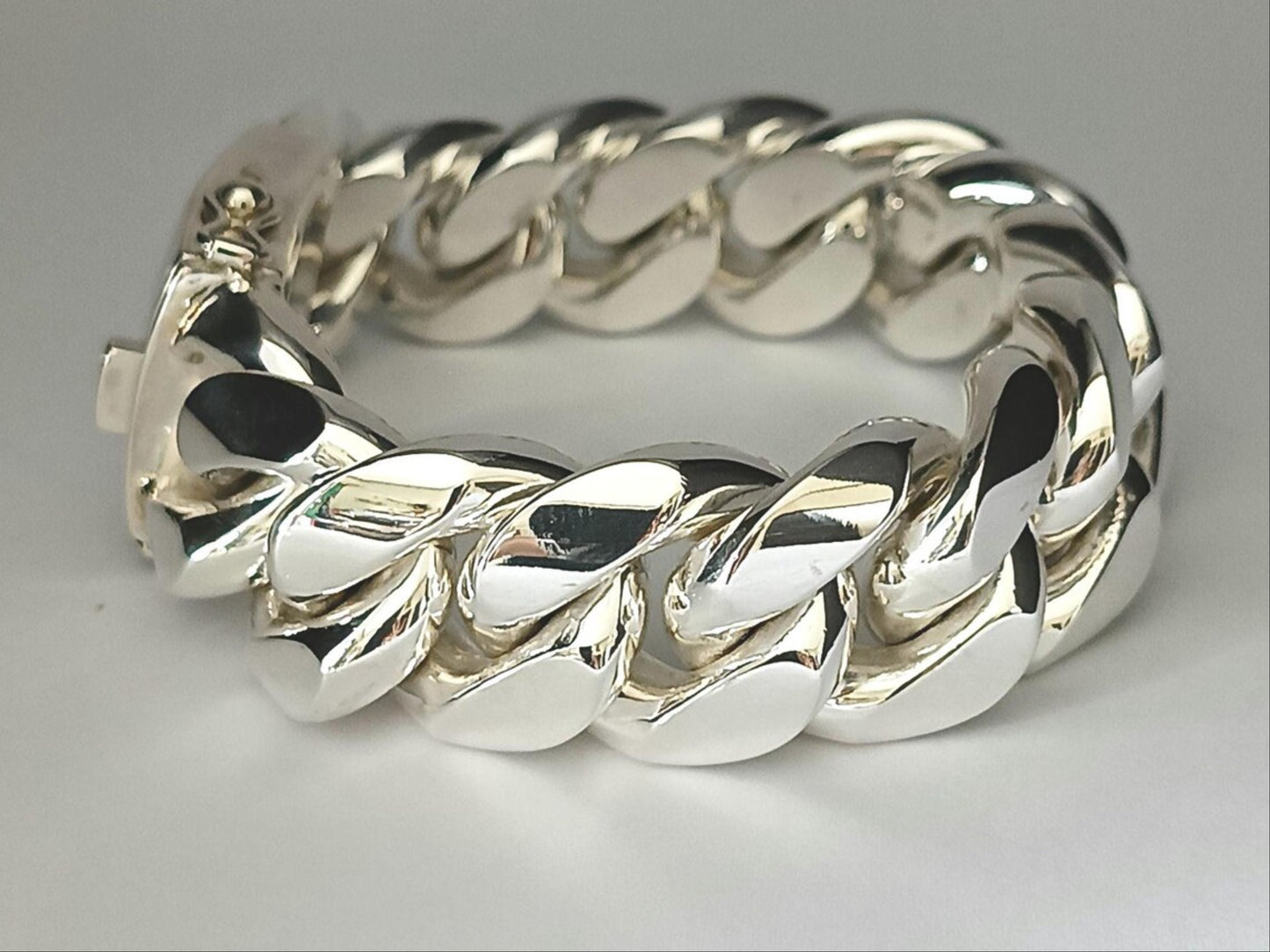 925 Silver Heavy Jumbo Link Bracelet  For Him