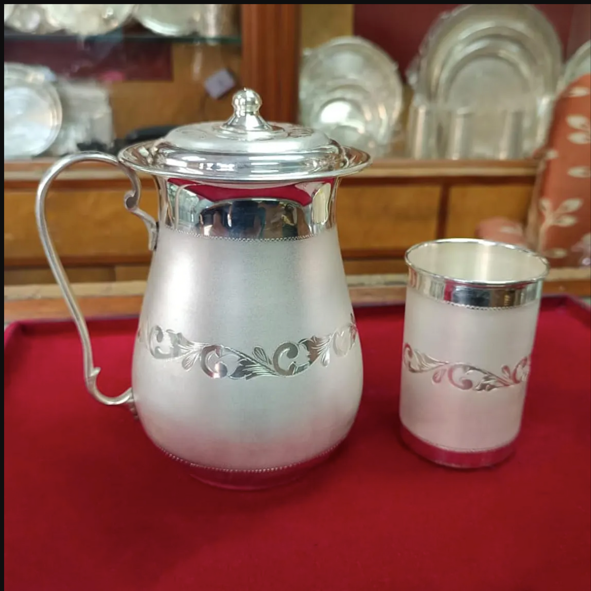 999 Fine Silver Drinking Glass, Engraved Silver Water Cup, Elegant Traditional Tumbler, Luxury Gift for Him or Her