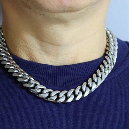 Big Curb Link Chain 925 Silver 250gr