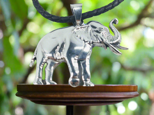 Silver elephant pendant 925 Silver