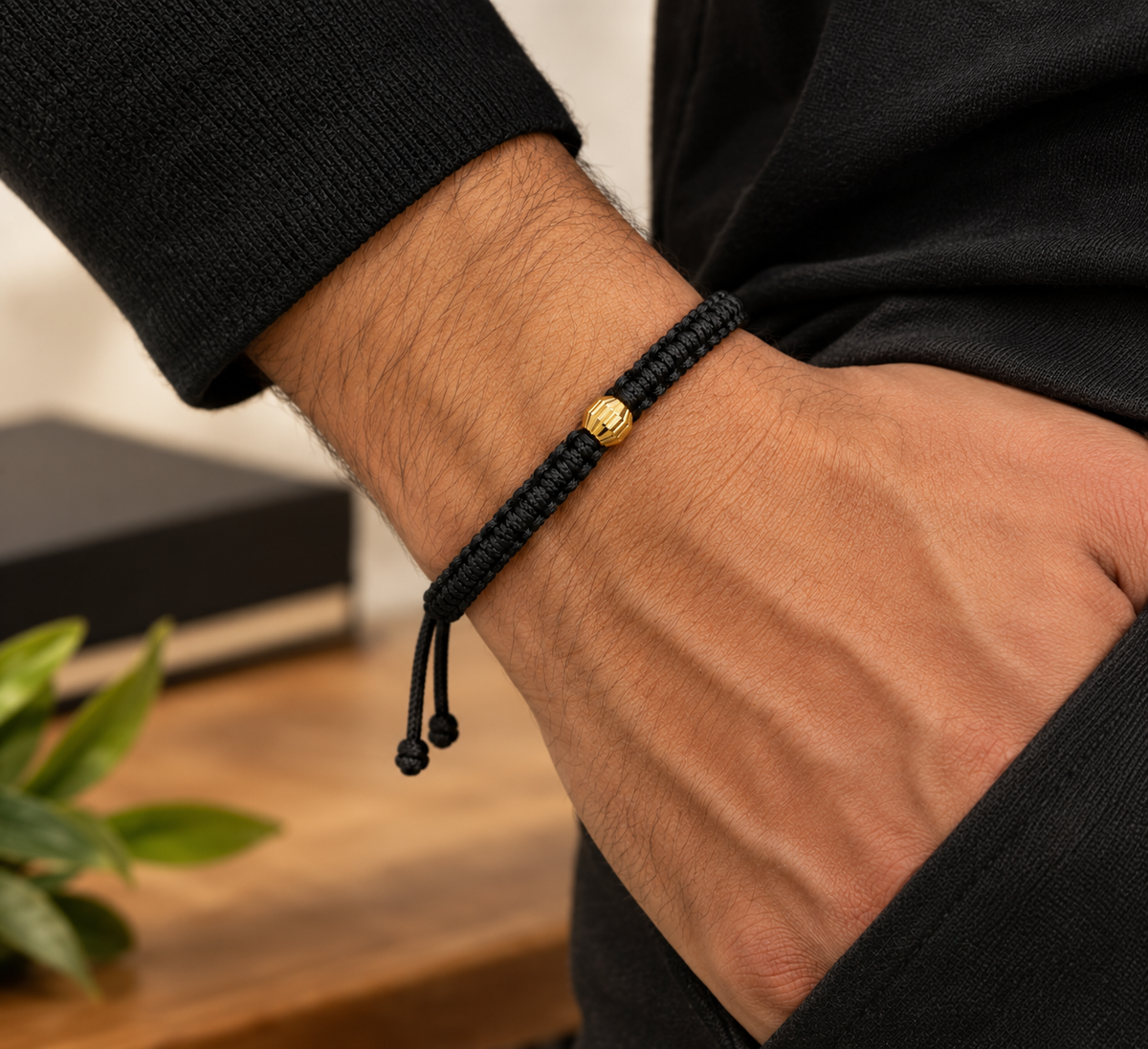 Real 22k Gold Bracelet Men 5mm