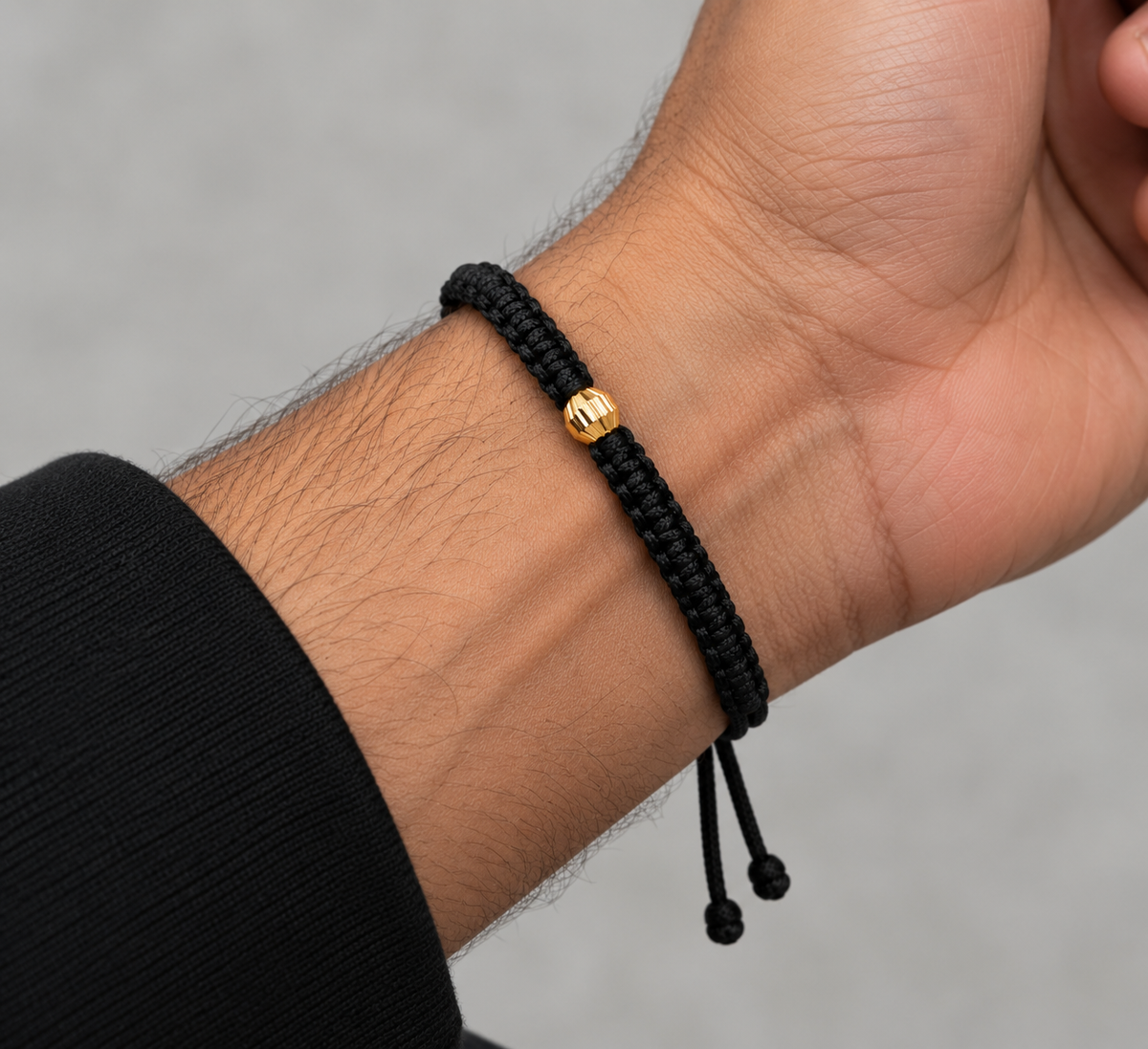 Real 22k Gold Bracelet Men 5mm