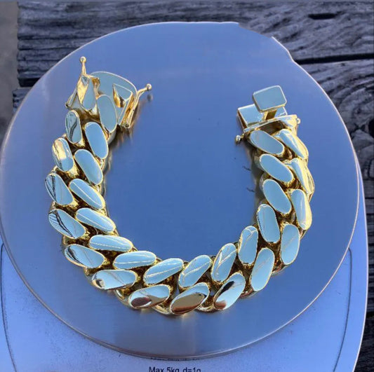 22mm - heavy -solid - Bracelet