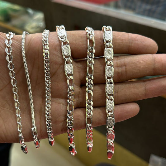 925 sterling silver chain link bracelet