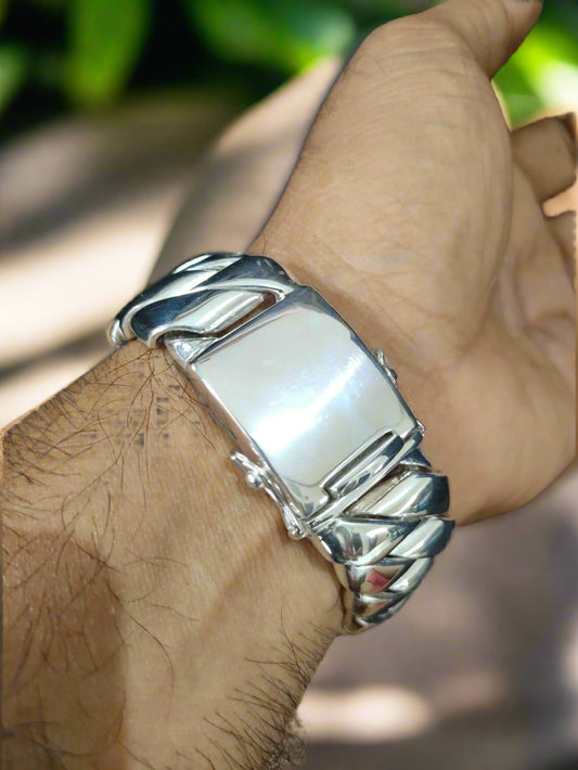 "Handmade Fist Shape Biker Style Bracelet 25mm"