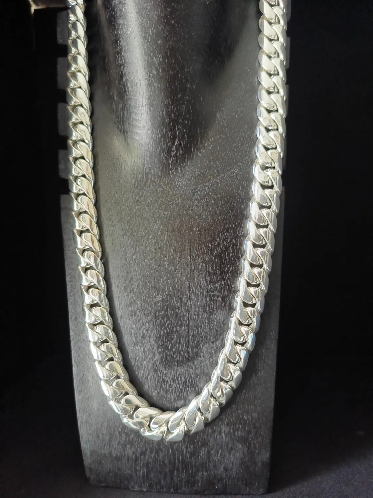Heavy Big Link Cuban Link Chain Men 925