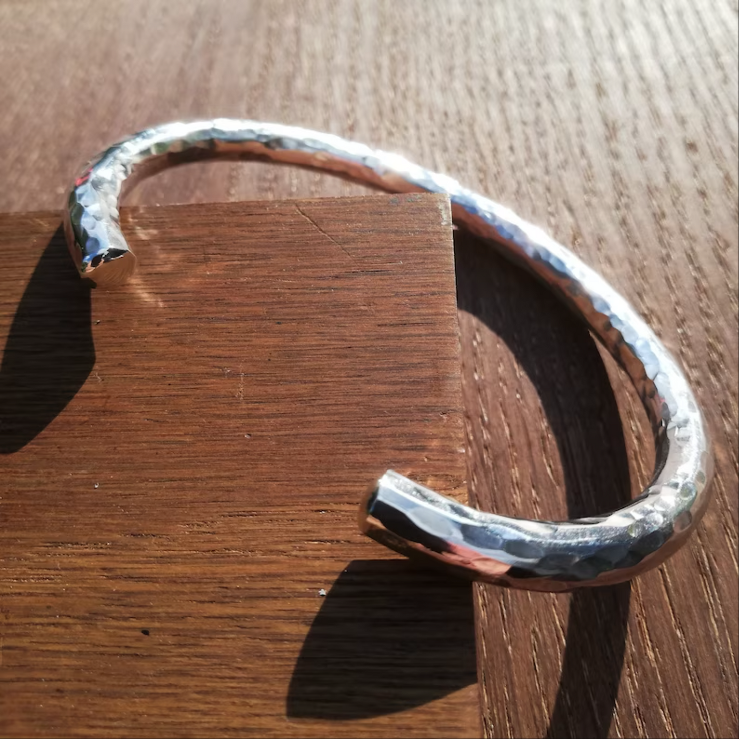 Sterling Silver Mens Cuff Bracelet-Adjustable Silver Knitting Bracelet