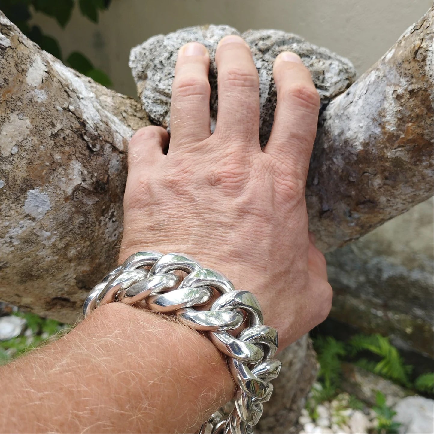 Men's Bold Very Big Miami Cuban Link Bracelet
