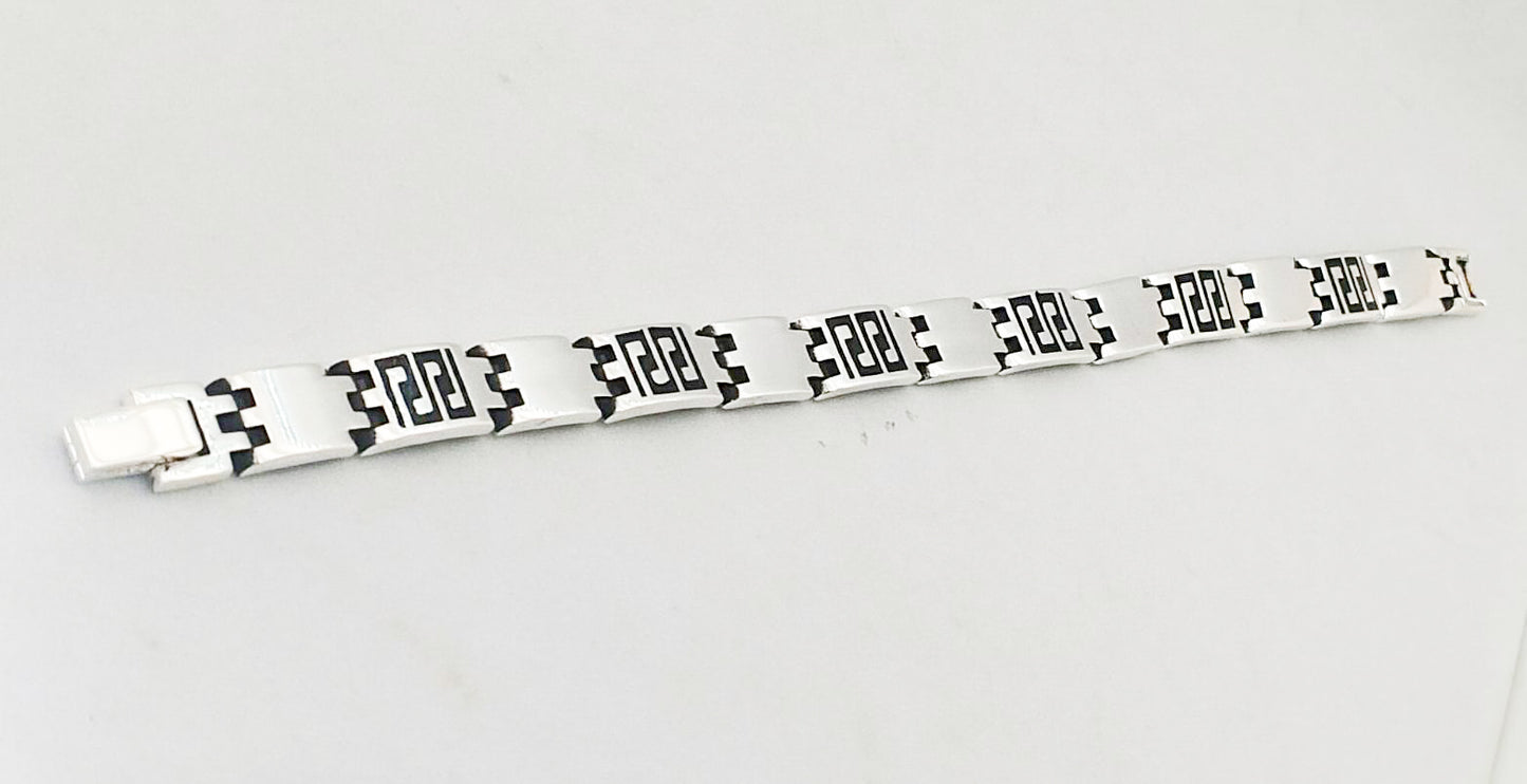 Herrenarmband, 925er Sterling Silber Herrenarmband, Herren OHR Armband, Silber Herrenarmband, Herren Armreif Silber, Geschenk für Männer
