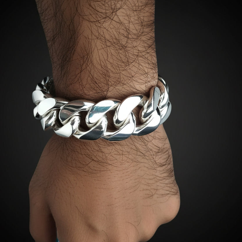925 Sterling Silver heavy Bracelet