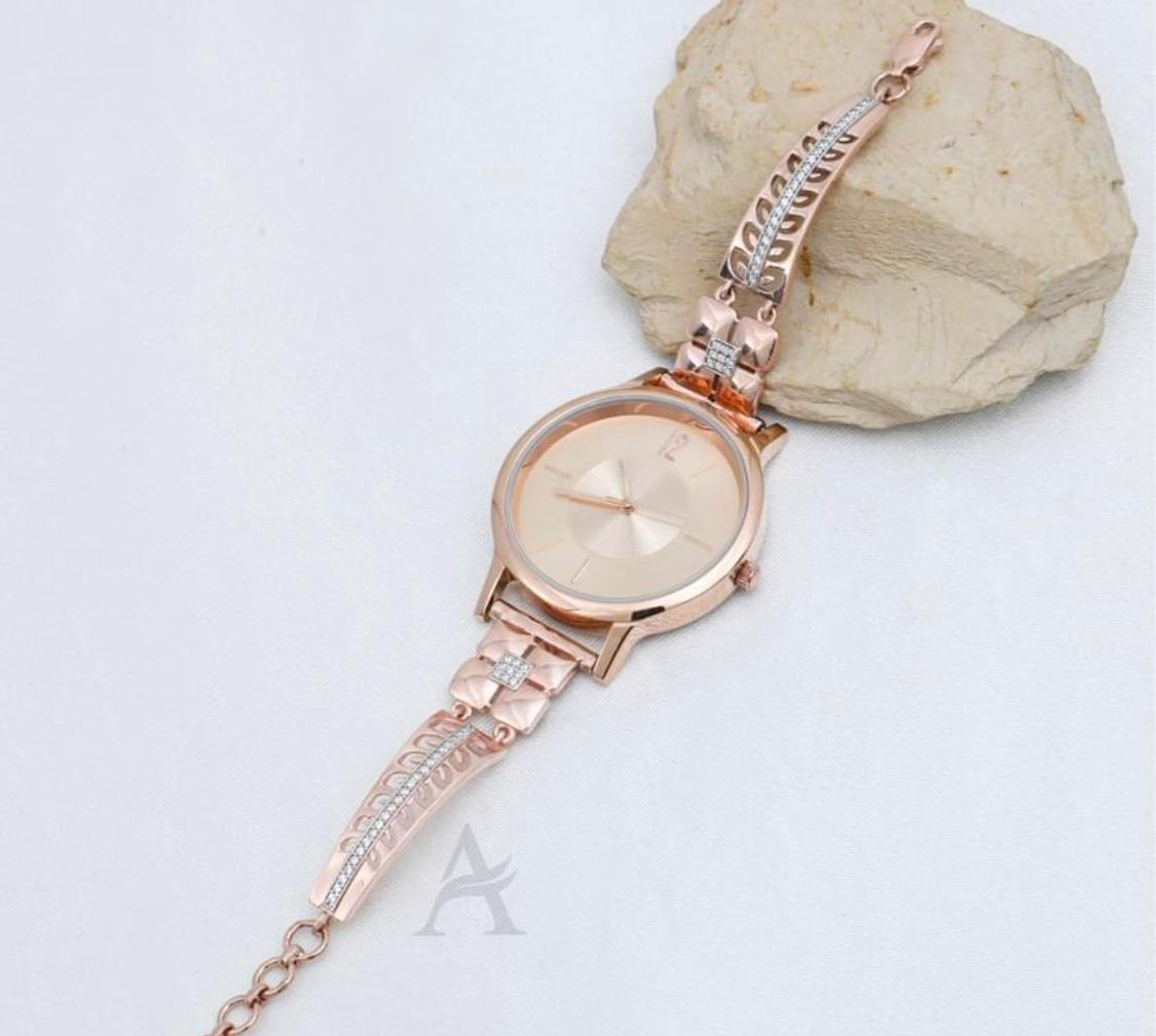 Rose Gold S925 Sterling Silver Watch RR89