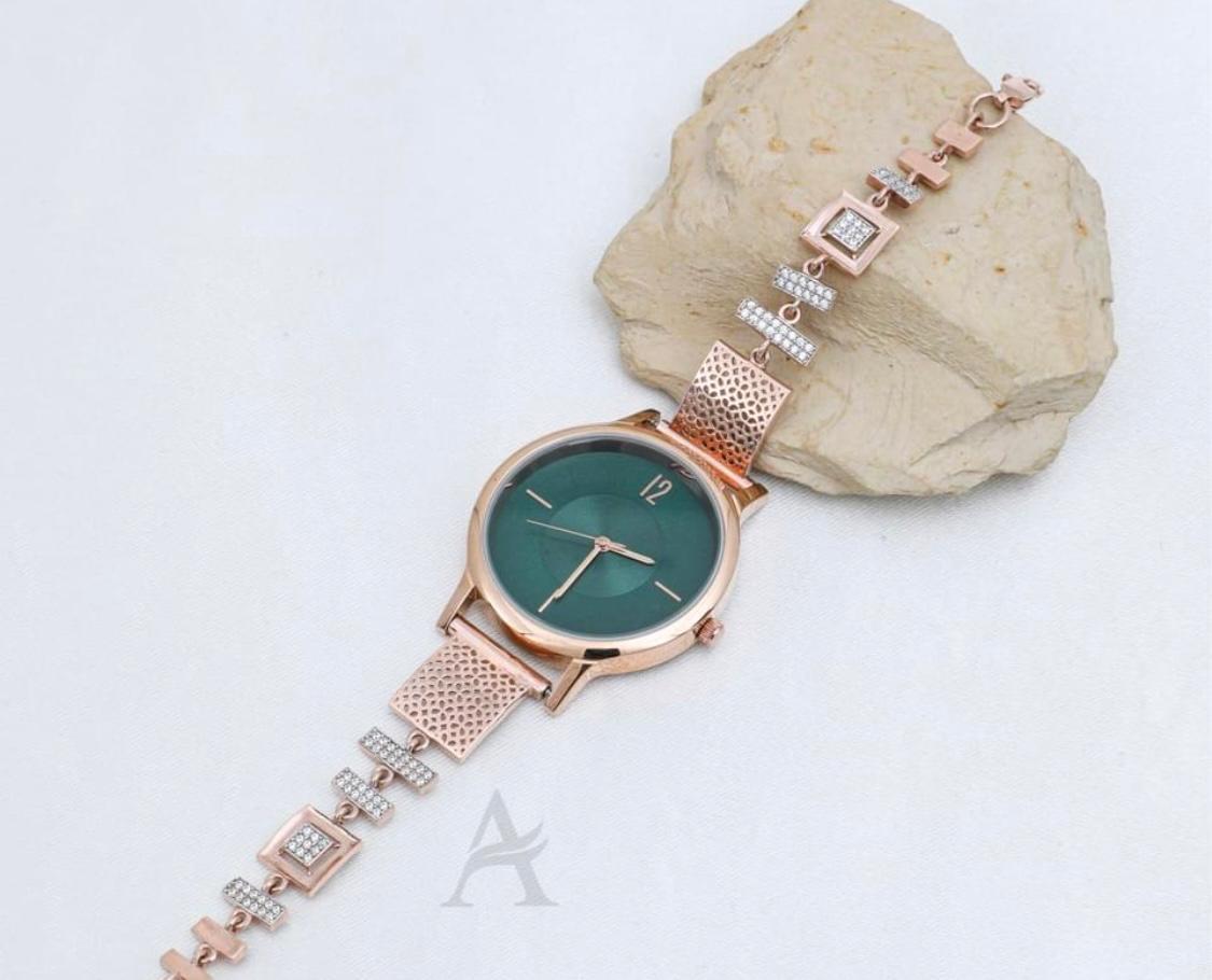 Rose Gold S925 Sterling Silver Watch RR89