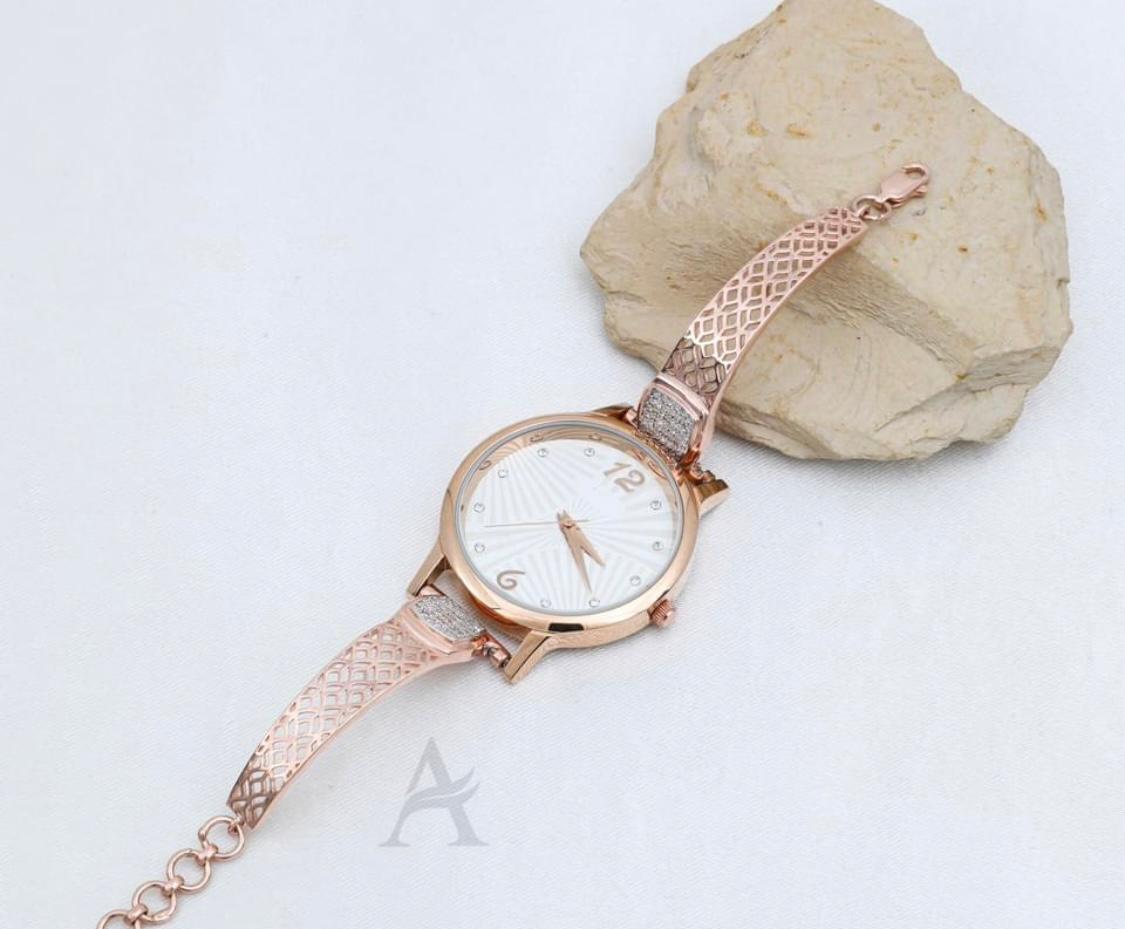 Rose Gold S925 Sterling Silver Watch RR89